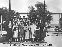 Catholic Women's Club - 1940 cap